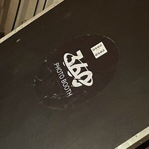 360 booth & 360 selfie station, including prompts. (Selling as one)